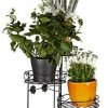 Porte-plantes Relaxdays Support plante en métal