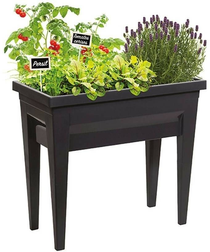 EDA VEG&Table Cityanthracite Carrés potager