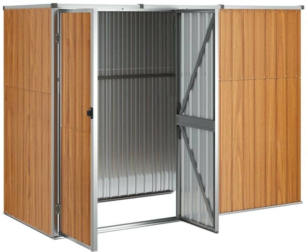 Abris de jardin vidaXL Garden Shed 225x89x161cm 3162316216 brown