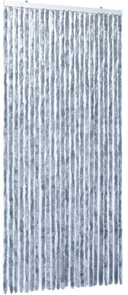 vidaXL Insect protection curtain silver 100x220 cm chenille (284287)