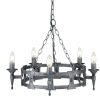 Elstead Lighting SAX5-BLK-SIL