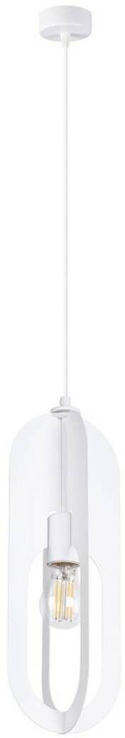 Sollux SL.1360 Ceiling light NICUS 1 E27 1 x max.15W LED steel white W: 11cm H: 140cm