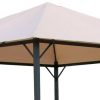 QUICK STAR Pavilion Tent Roof Nizza 300 x 300 cmSand Tonnelles & pavillons de jardin