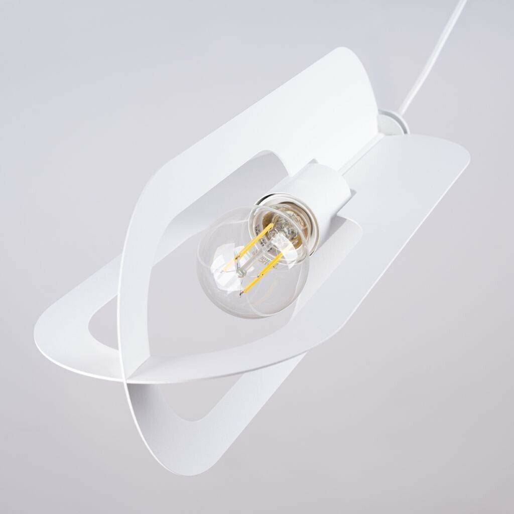 Sollux SL.1360 Ceiling light NICUS 1 E27 1 x max.15W LED steel white W: 11cm H: 140cm