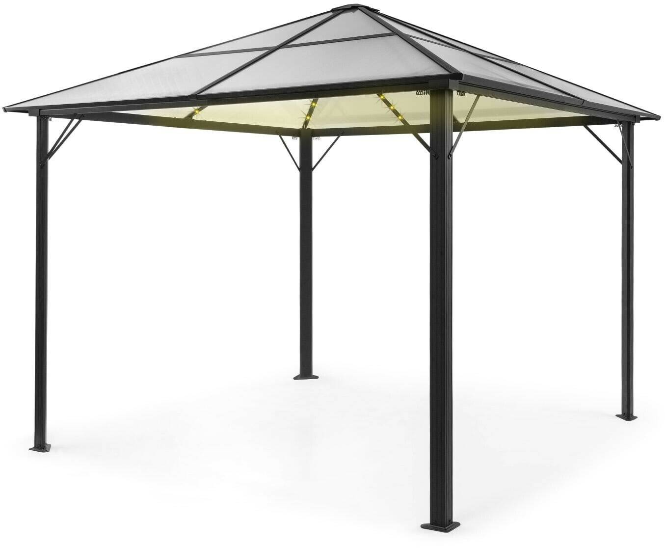 Blumfeldt Pantheon Solid Sky Ambient Solar Pavillon 3x3m Tonnelles & pavillons de jardin