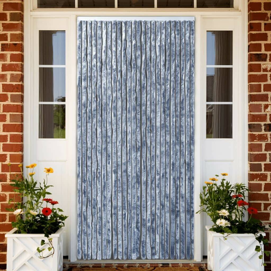 vidaXL Insect protection curtain silver 100x220 cm chenille (284287)