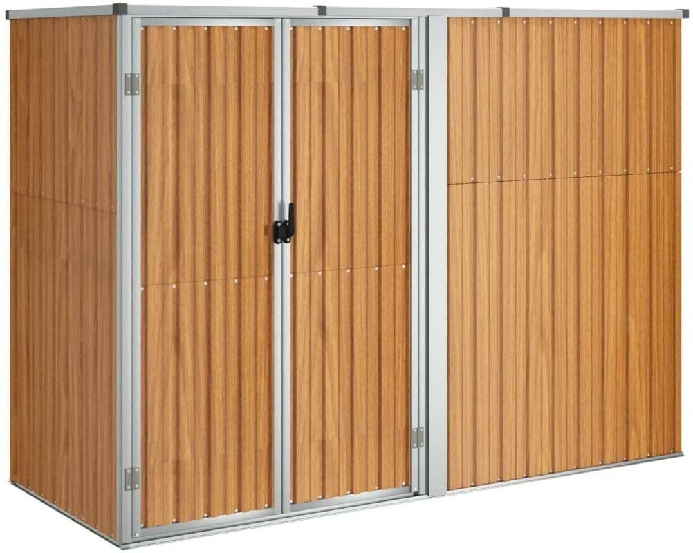 Abris de jardin vidaXL Garden Shed 225x89x161cm 3162316216 brown