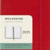 Moleskine Weekly Notebook Diary / Planner Pocket 2025 Hardcoverred Moleskine Weekly Notebook Diary / Planner Pocket 2025 Hardcover