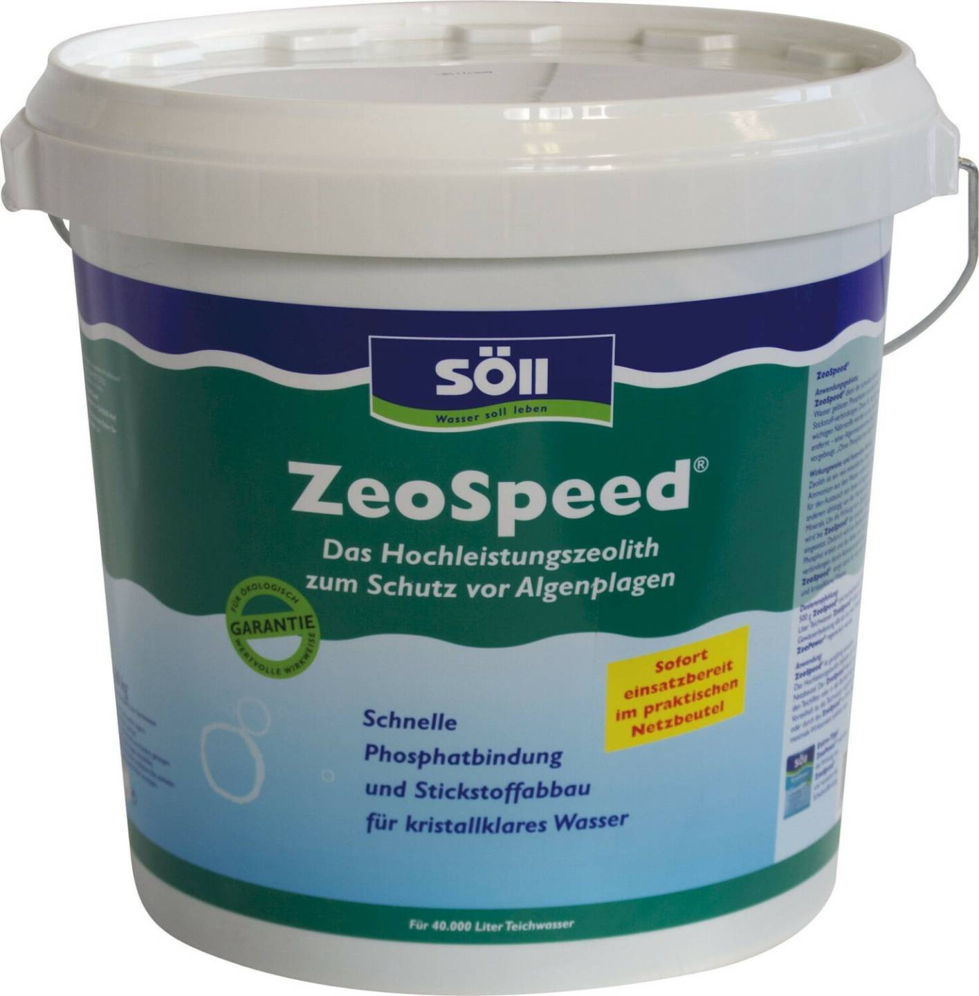 Söll ZeoSpeed25 kg Entretien bassin de jardin