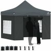 Tonnelles & pavillons de jardin Vounot Pop Up Gazebo 3 x 3 mgrey