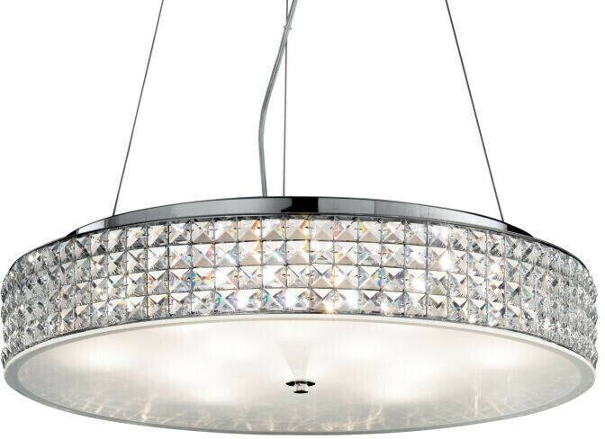 IDEAL LUX Crystal chandelier on cord ROMA 12xG9/40W/230V