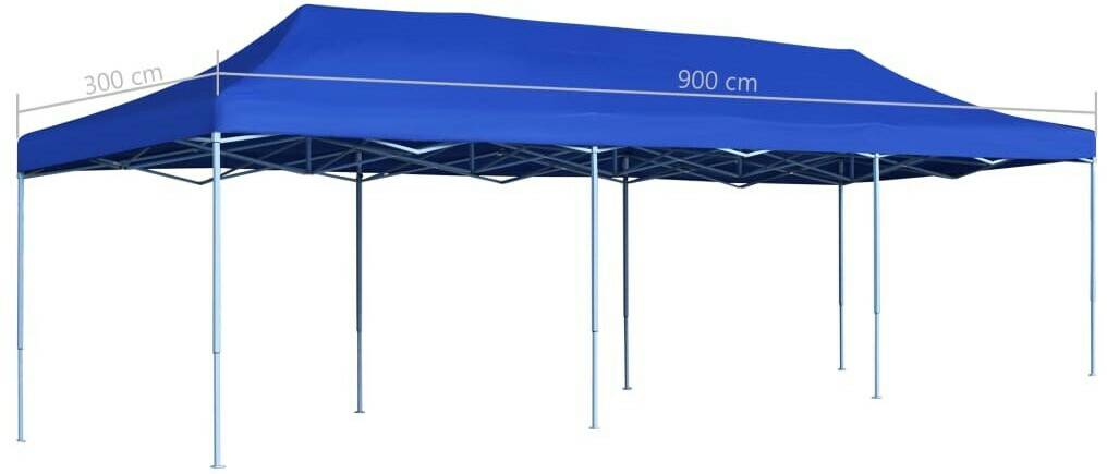 vidaXL Pop Up Gazebo 300 x 900 cm (449)Blue (44977) Tonnelles & pavillons de jardin