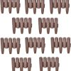 Bordures de jardin casa.pro Kit de 40 bordures marron 1 m (54430430)