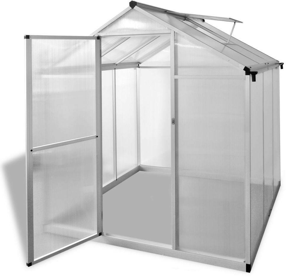 Serres de jardin vidaXL Aluminum greenhouse 43555