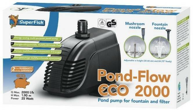 Superfish Pond Flow eco 2000 Pompes & filtres pour bassin