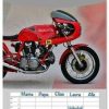 Calvendo Familienplaner 2025 Ducati 900SS Königswelle 21 x 45 cm (German)